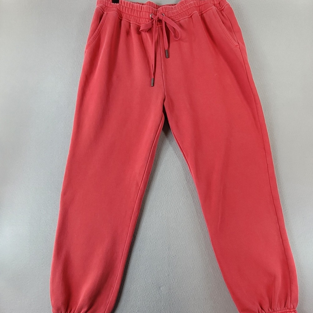 C&C California Joggers Sunwashed Fleece Barberry Red Pink XL NEW